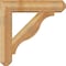 Ekena Millwork Funston Craftsman Rough Sawn Bracket w/ Offset Brace, Western Red Cedar, 8"W x 34"D x 34"H BKT0806X34X34FST04RWR - alternate 4